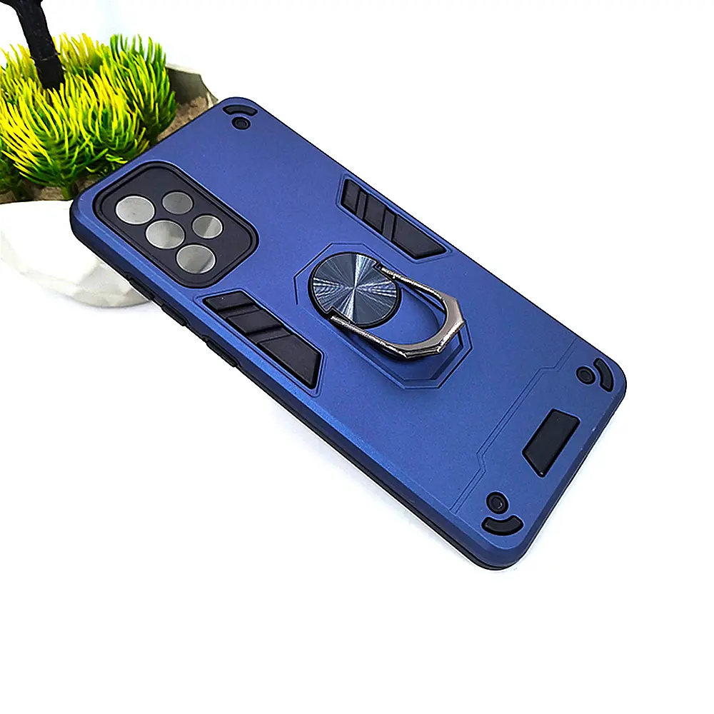 [PO39BSA72-1-17] Samsung A72 Armor Back Case (Navy Blue)