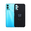 Infinix Hot 12 Armor Back Case (Black)