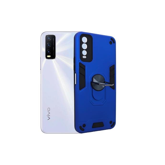 Vivo Y20/Y20S/Y12S Armor Back Case (Blue)