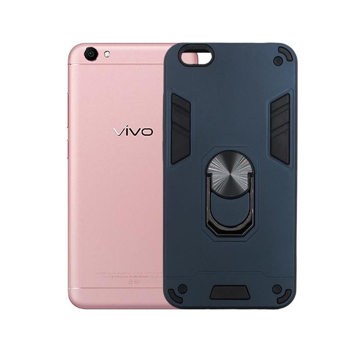 Vivo Y67 Armor Back Case (Navy Blue)