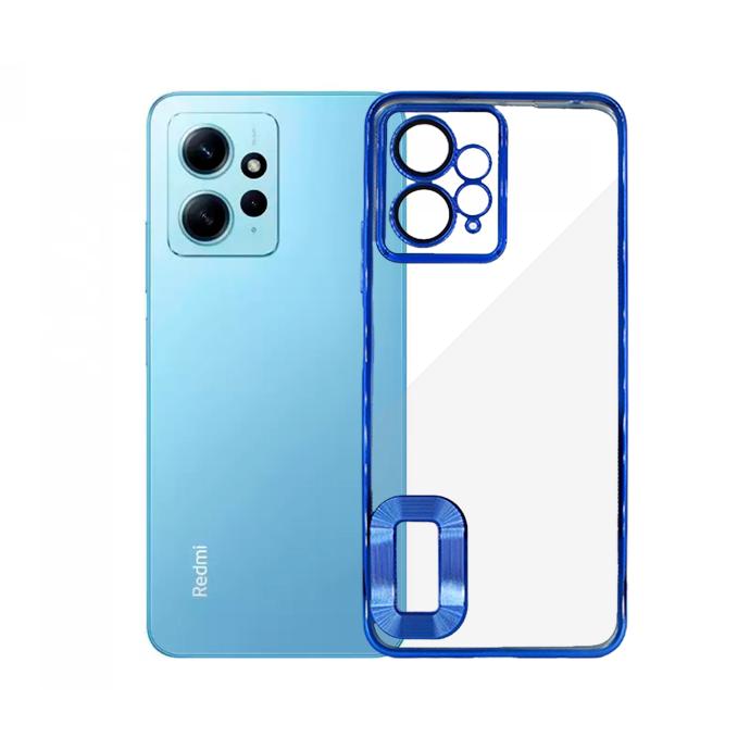 Redmi Note 12 CD-Chrome Back Case (Sky-Blue)