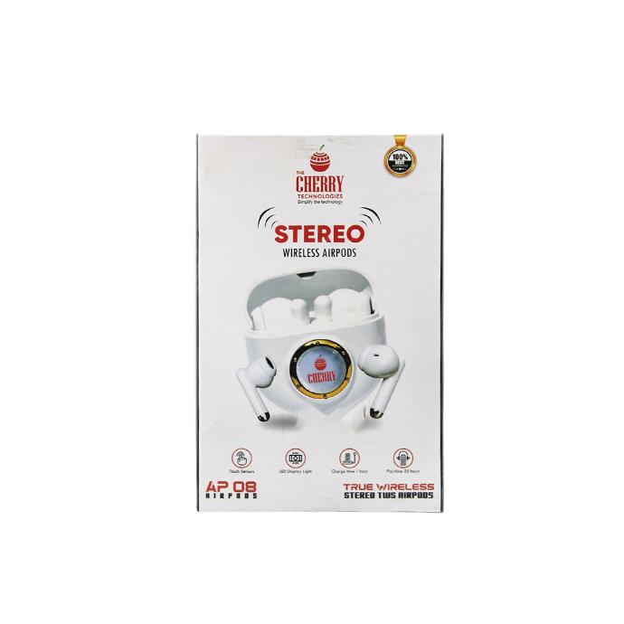 Cherry AP-08 Stereo Wireless AirPods - Stylish Design & Great Sound