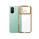 Redmi 12C CD-Chrome Back Case (Golden)