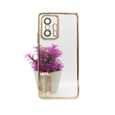 Redmi 11T CD Chrome Back Case (Golden)