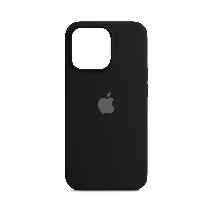 [PO23BiP12PMAX-1-2] Premium Soft Silky Black Case iPhone 12 Pro Max • Official Slim Silicone Cover