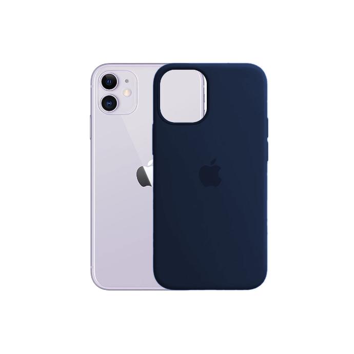 Iphone 11 Official Soft Silky Back Case (Navy Blue)