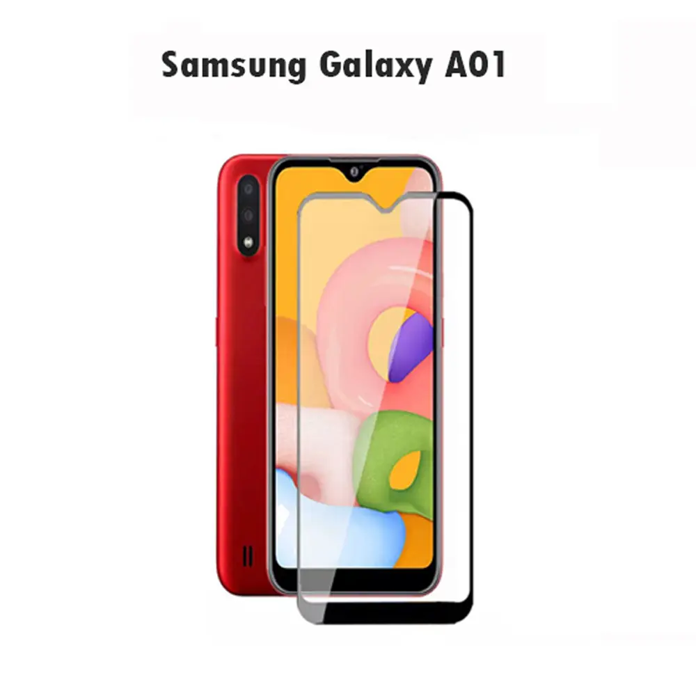 [PL6SA01-2-2] 9D Glass Protector for Samsung A01 - Premium Screen Protection