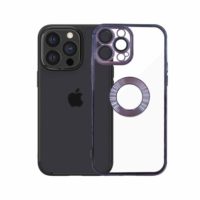Iphone 13 Pro Max CD Chrome Back Case (Deep Purple)