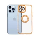 Iphone 13 Pro Max CD Chrome Back Case (Golden)
