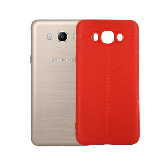 Samsung J710 Remax Case - Soft Silicone Back, Red