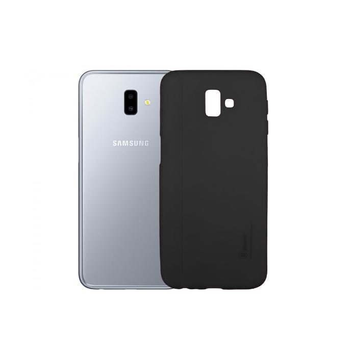 Samsung J6 Plus Basues Soft Silicone Back Case (Black)