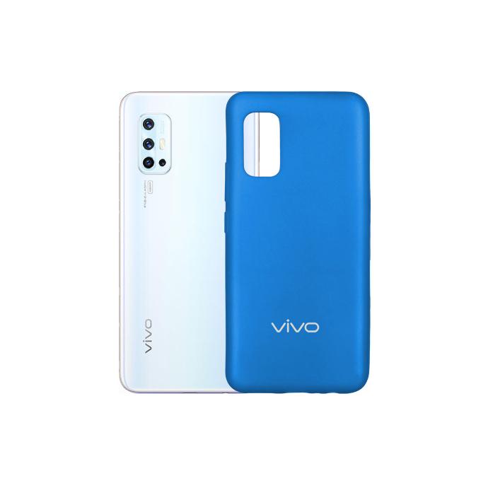 Blue Soft Silicone Back Case for Vivo V17 - Stylish & Durable Protection