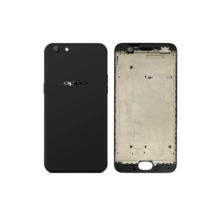 [HS6OA57-3-2] Complete Black Housing Replacement for Oppo A57 - Durable & Stylish