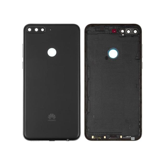 Huawei Y7 Prime 2018 Black Back Housing - Durable & Stylish Replacement