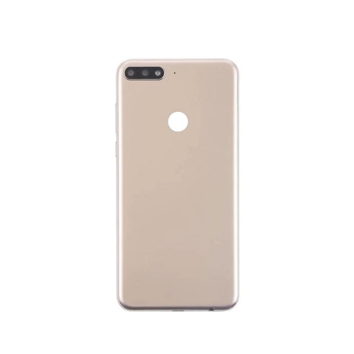 Stylish Gold Chrome Back Cover for Huawei Y7 Prime 2018 - Durable Protection
