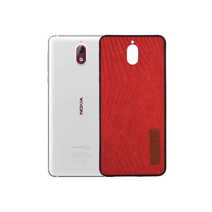 Nokia 3.1 Leather Case - Stylish Red Protection for Your Device