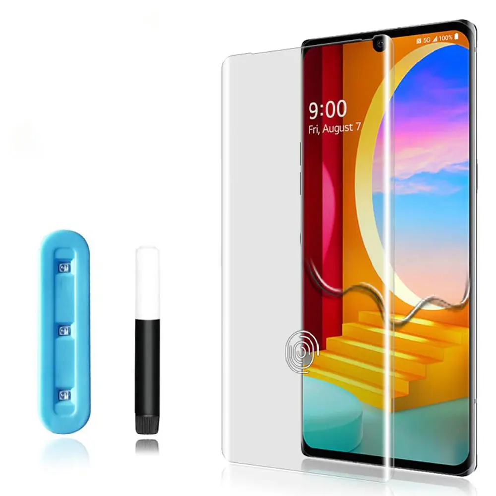 "LG Velvet G Rhino UV Glass Protector - Ultimate Screen Defense"