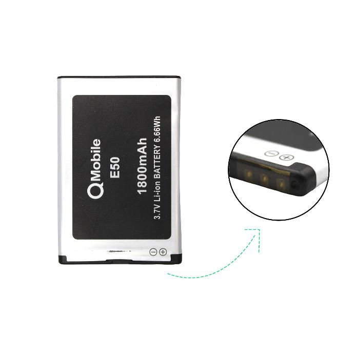 [BT QE50-4] Q Mobile E50 Battery BT-QE50-4 - Reliable 2000mAh Power Source