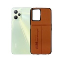 Oppo Realme C35/Narzo 50 Prime Leather Back Case - Stylish Brown Protection