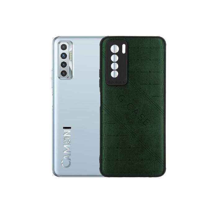 Tecno Camon 17 Pro G-Case Leather Back Case (Green)