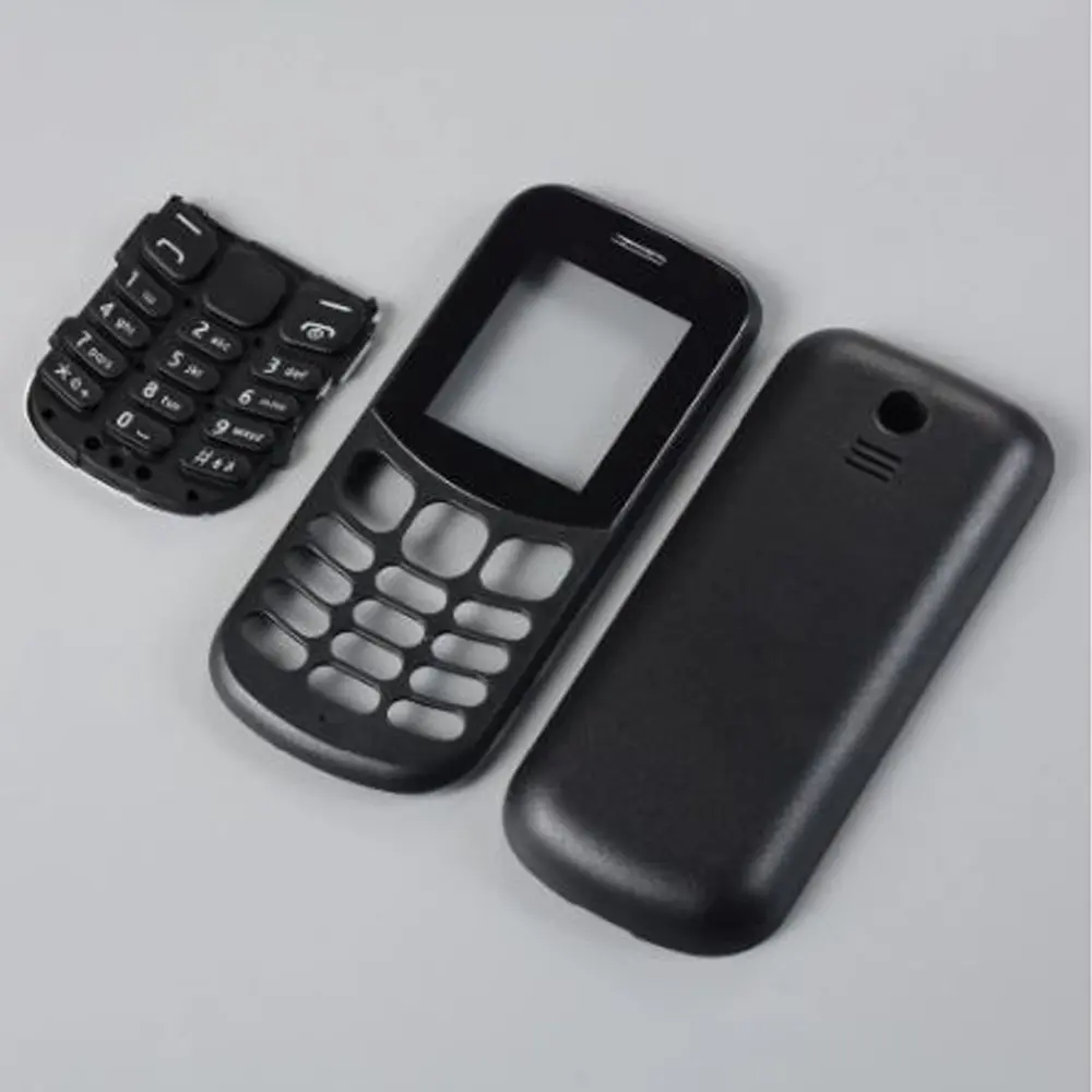 [HS6NK13017-3-2] Complete Black Body Replacement for Nokia 130 (2017) - Durable & Stylish