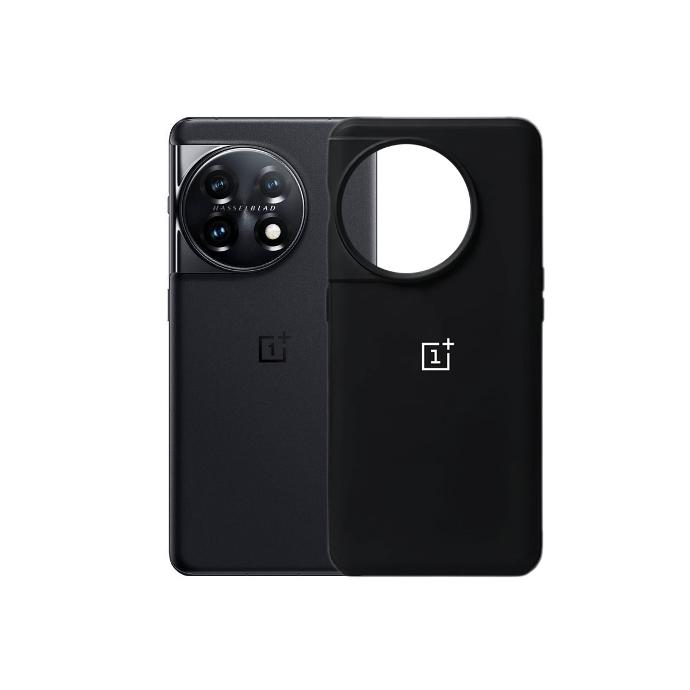 OnePlus 11 Official Soft Silky Case (Black)