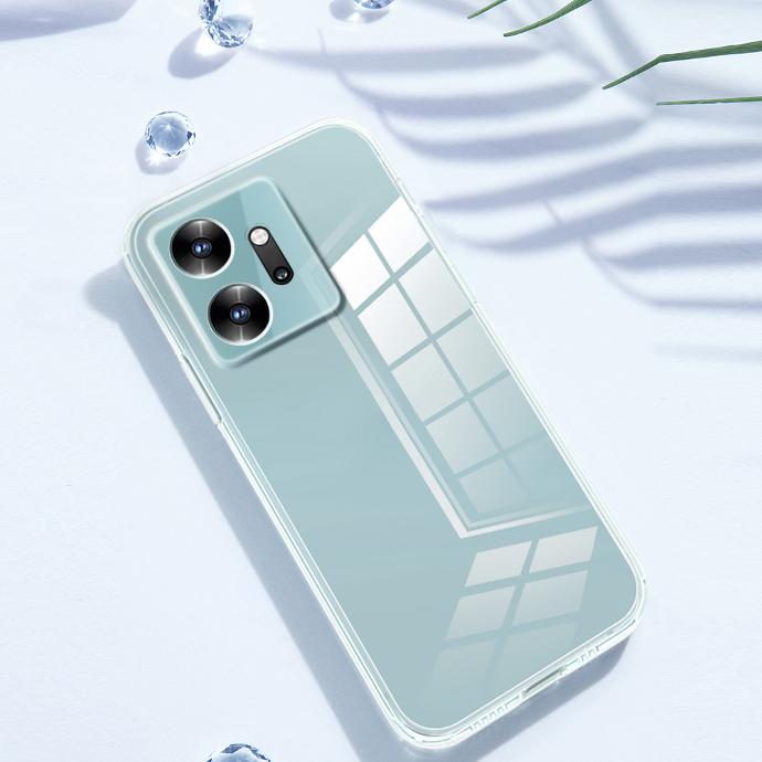 Infinix Zero 20 Dust Plug Transparent Back Case 