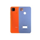 Redmi 10A/9C Silicone Matte Logo & Camera Lens Back Case (Sky Blue)