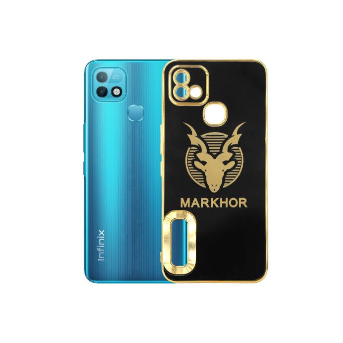 Infinix Hot 10i/Smart 5 Pro Markhor Logo Print Back Case (Black)