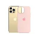 Iphone 13 Pro Back Case Soft Silky Mobile Pouch (Baby Pink)
