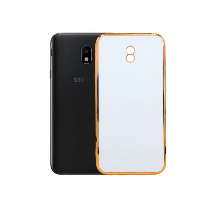 [PO29BSJ5-5-1] Samsung J5 Gold Chrome Back Case Back (White)