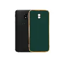Samsung J5 Gold Chrome Back Case Back (Green)