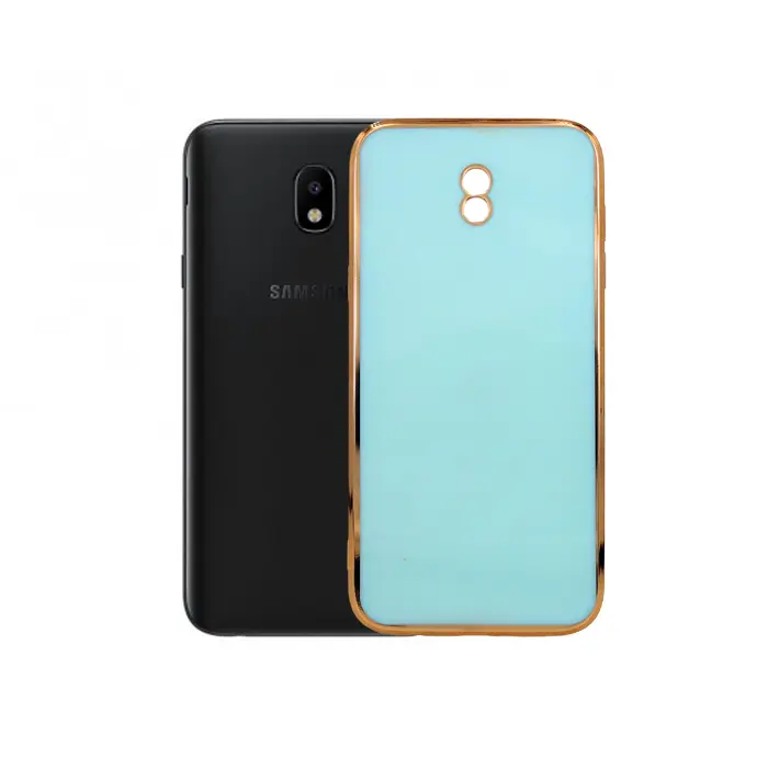 [PO29BSJ5-5-14] Samsung J5 Gold Chrome Back Case Back (C Green)