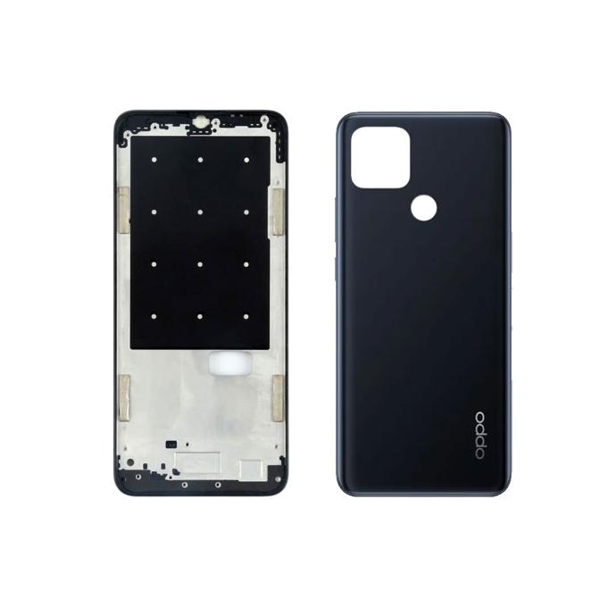 [HS6OA15-3-3] Complete Dark Blue Body Replacement for Oppo A15 - Durable & Stylish