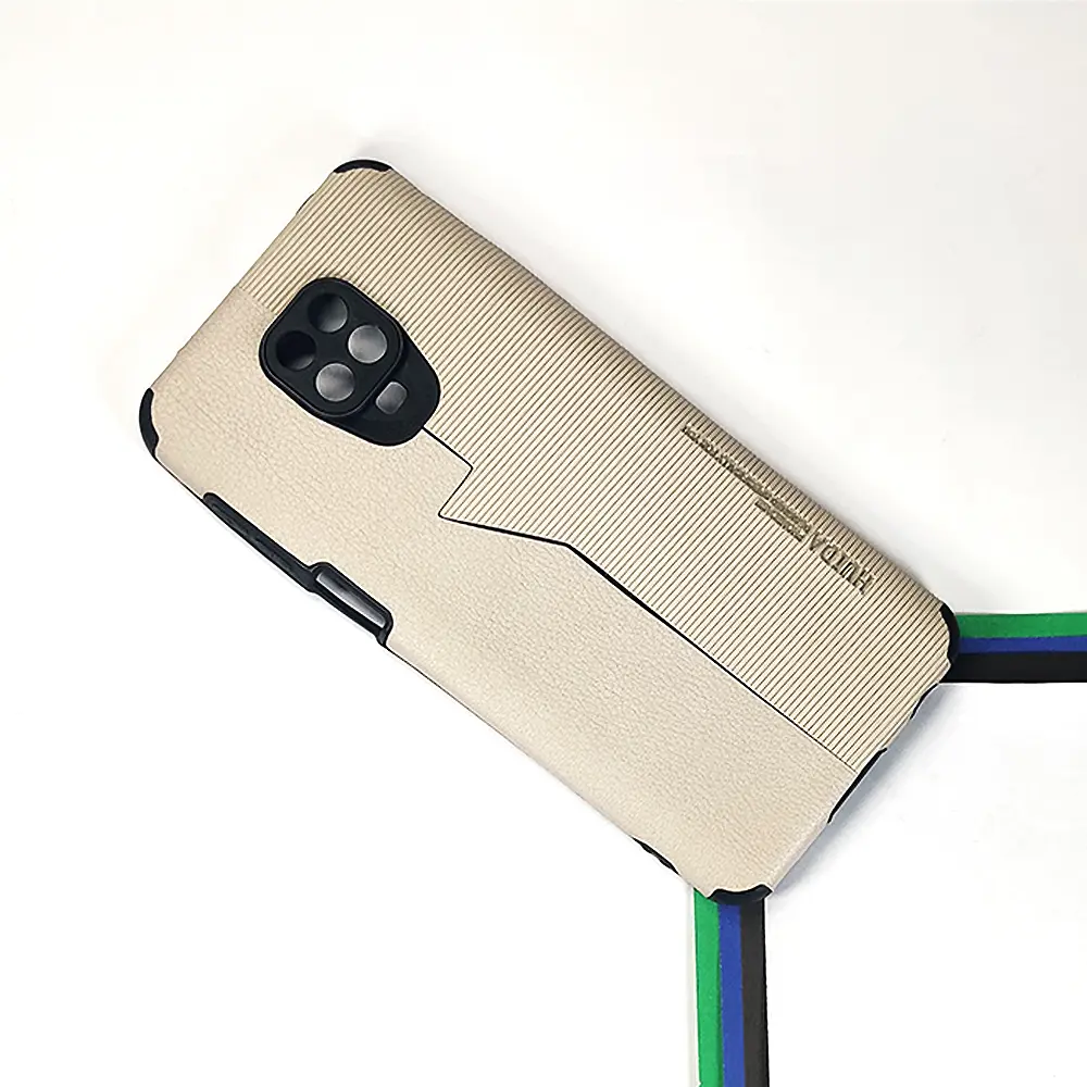 Redmi Note 9S Huida Dual Leather Back Case (Skin)