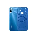 Sparx Neo 7 Pro/Sparx Neo 7 Soft Silicone Print Back Case  (Navy Blue)