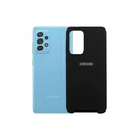 Samsung A52 Official Soft Silicone Back Case (Black)