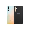Samsung A34 Official Soft Silky Back Case (Black)