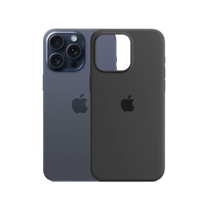 Iphone 15 Pro Max Official Soft Silky Back Case (Grey)