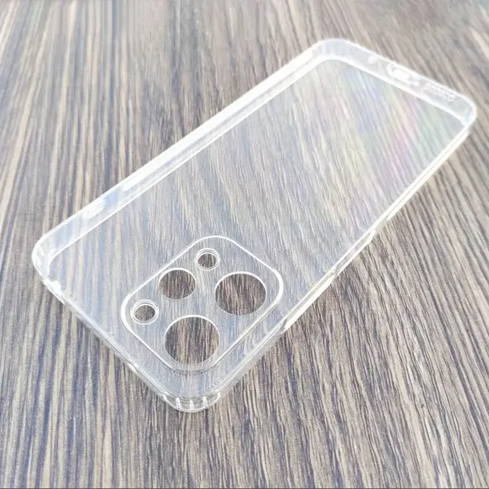[PO7BMI12-3] Redmi 12 Dust Plug Transparent Back Case
