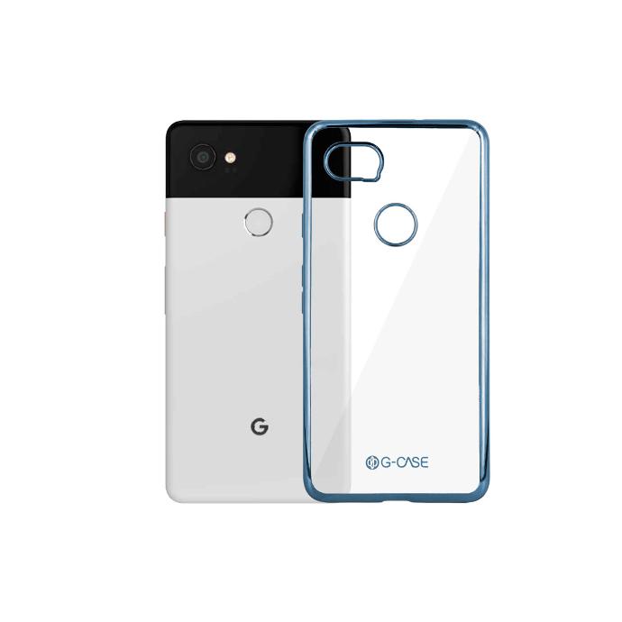 Google Pixel 2XL G-Case Chrome Back Case (Sky Blue)