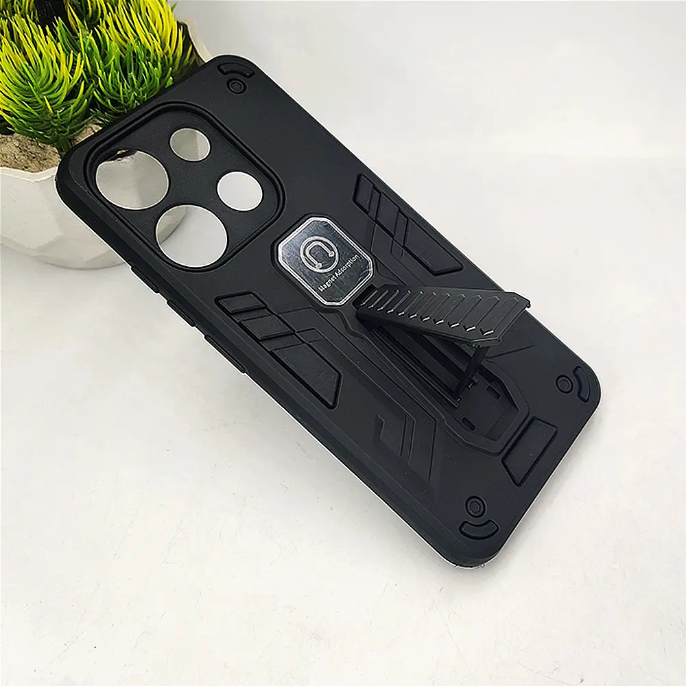 Infinix Smart 7/ Spark Go 2023/Pop 7 Armor Back Case (Black)