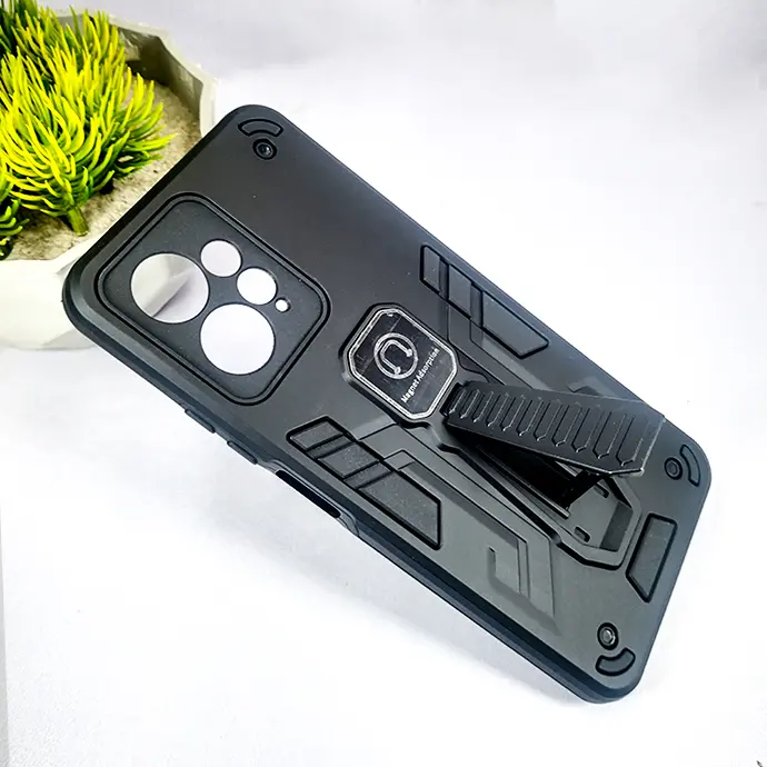 Redmi Note 12 Armor Back Case (Black)