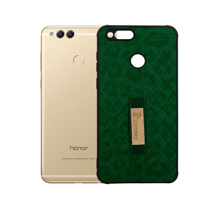 Huawei Honor 7X Soft Leather Back Grip Case (Green)