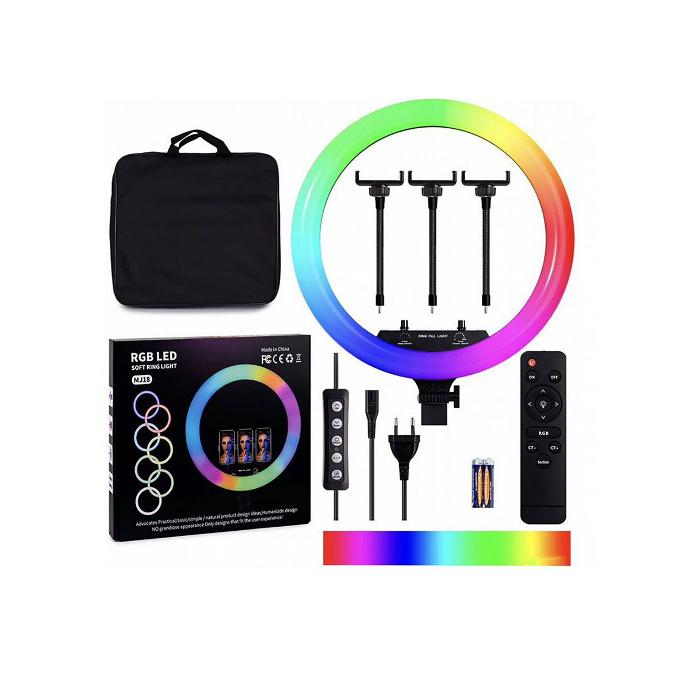 MJ18 Ring Fill Light For Broadcasting, Selfies, Video Calling 18 Inch