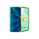 Oppo F15/Reno 3 LV Ladies Fancy Strip Back Case (Sea Green)