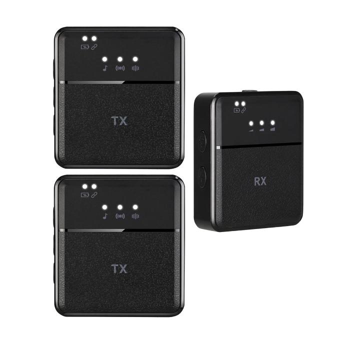 [CPU MIC-6] F-11 3-in-1 Wireless Dual Noise Cancellation Mic