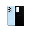 Samsung A53 Original Official Soft Silky Case (Black)