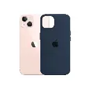 Iphone 13 Original Official Soft Silky Case (Navy Blue)