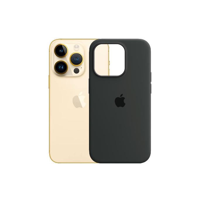 [PO23BIP14PR-1-9] Iphone 14 Pro Original Official Soft Silky Case (Grey)